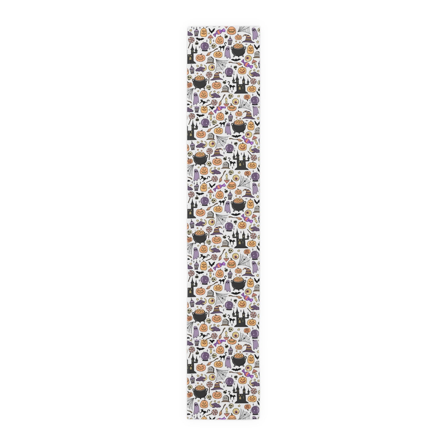 Halloween Decorations | Festive Holiday Themed Kitchen Dining Table Decor | Table Runner | Far Out Prints Co.