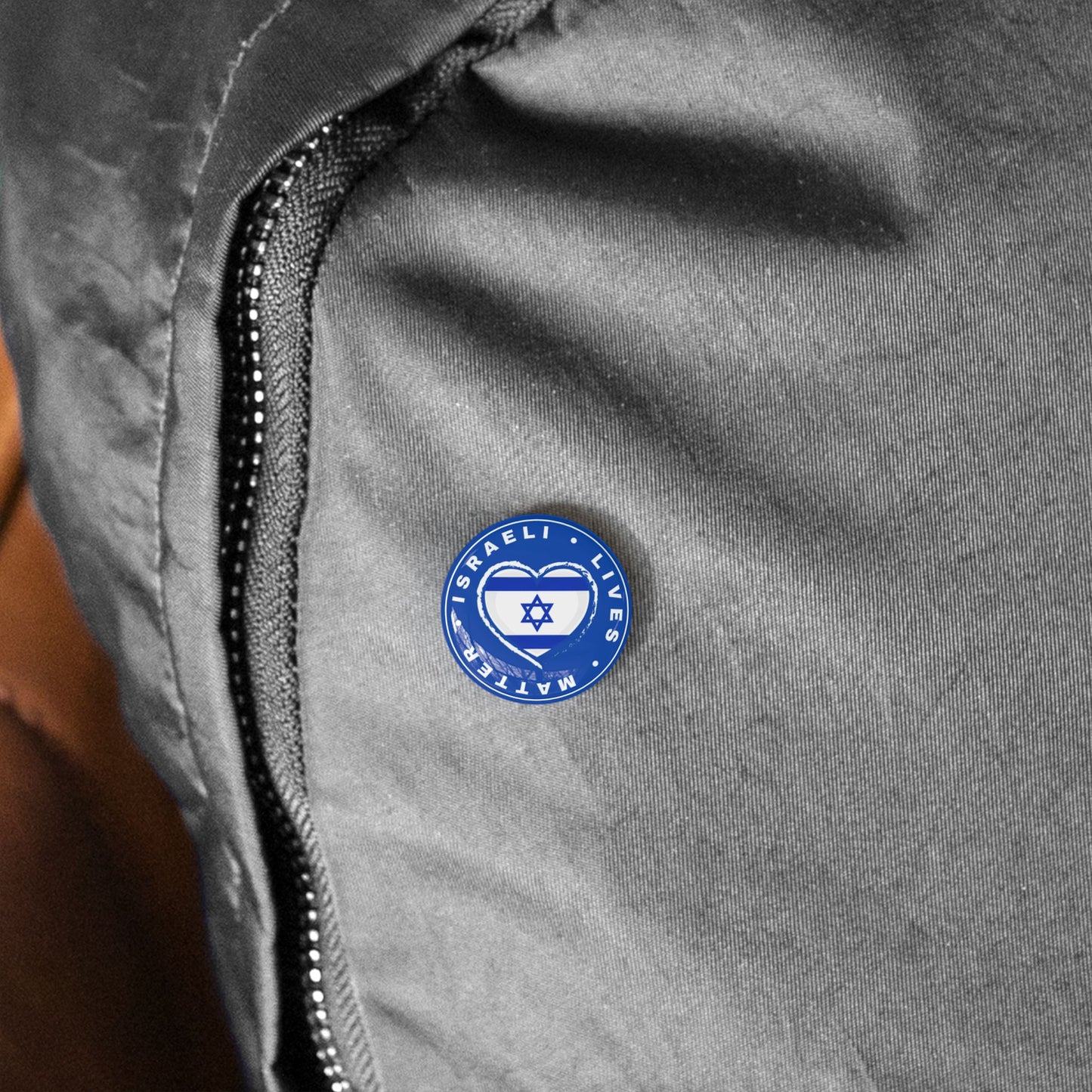 Israeli Lives Matter -  Bring Them Home Now Israeli Israel Hostage Rescue Round Pins by Far Out Prints & Co.