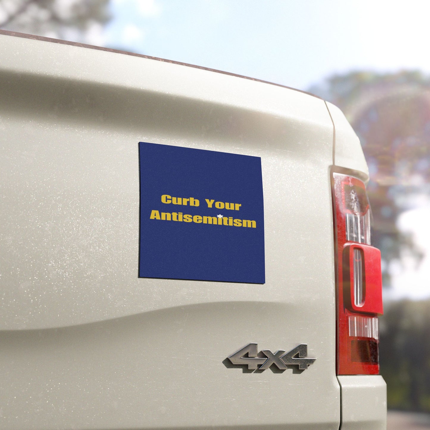 Curb Your Antisemitism Car Magnets Bring Them Home Now