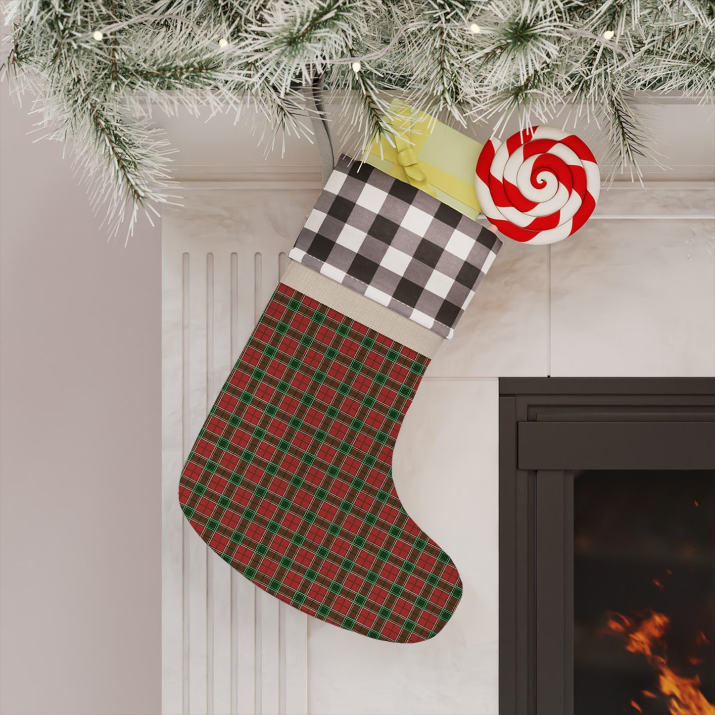 Christmas Decorations | Festive X-Mas Holiday Sock Themed Presents and Gifts | Christmas Stocking | Far Out Prints Co.