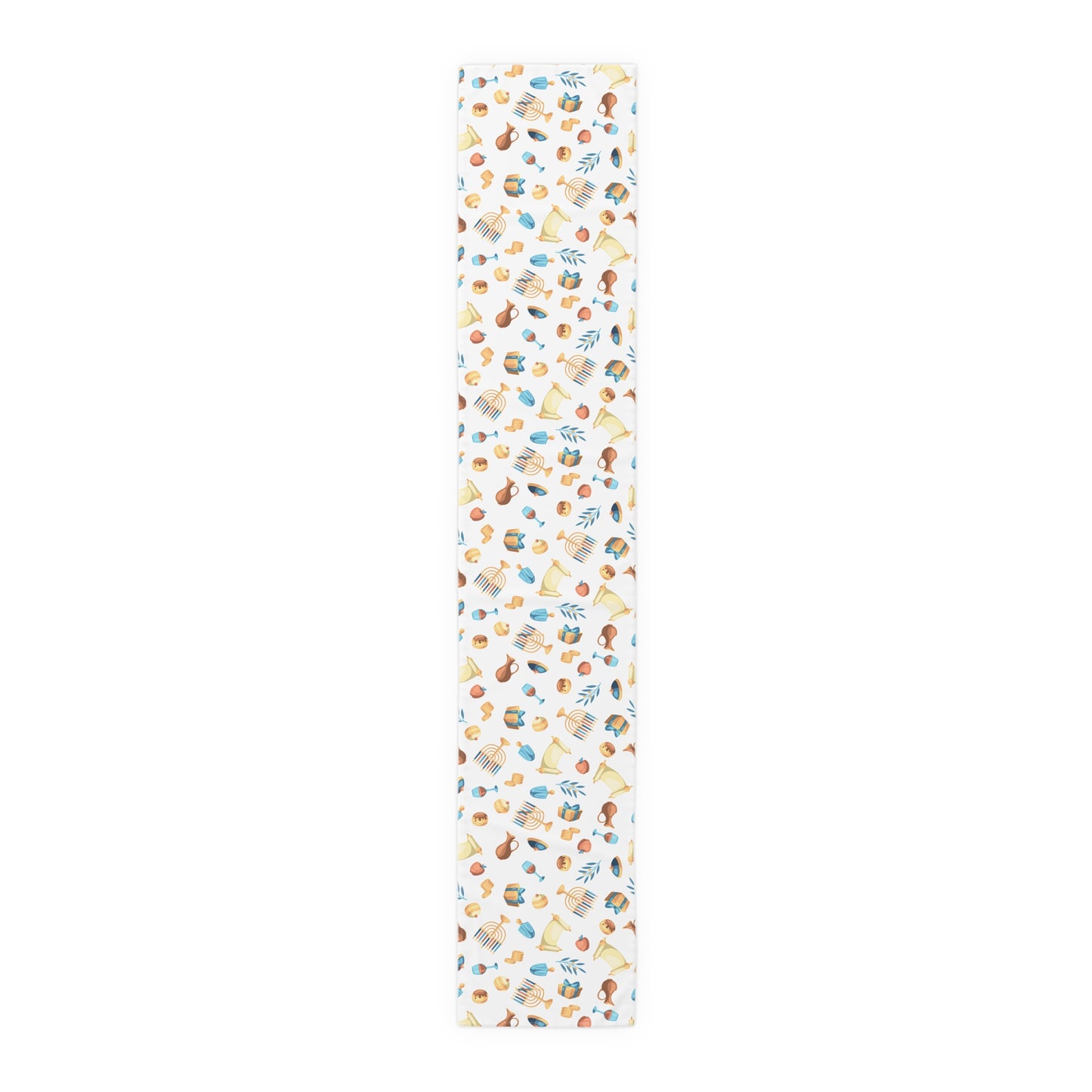 Hannukah Hanuka Hanukkah Chanukah Chanuka Chanukkah Channukah Chanukka 2 | Jewish Holiday Themed | Table Runner