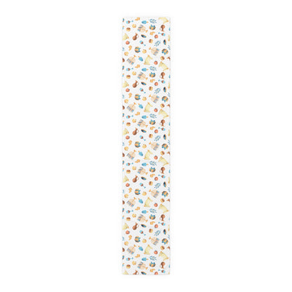 Hannukah Hanuka Hanukkah Chanukah Chanuka Chanukkah Channukah Chanukka 2 | Jewish Holiday Themed | Table Runner