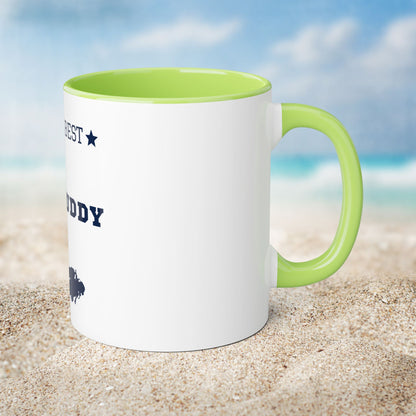 Worlds Best Dive Buddy | Scuba Life | Scuba Diving Lovers | Accent Mugs, 11oz | by Far Out Prints & Co
