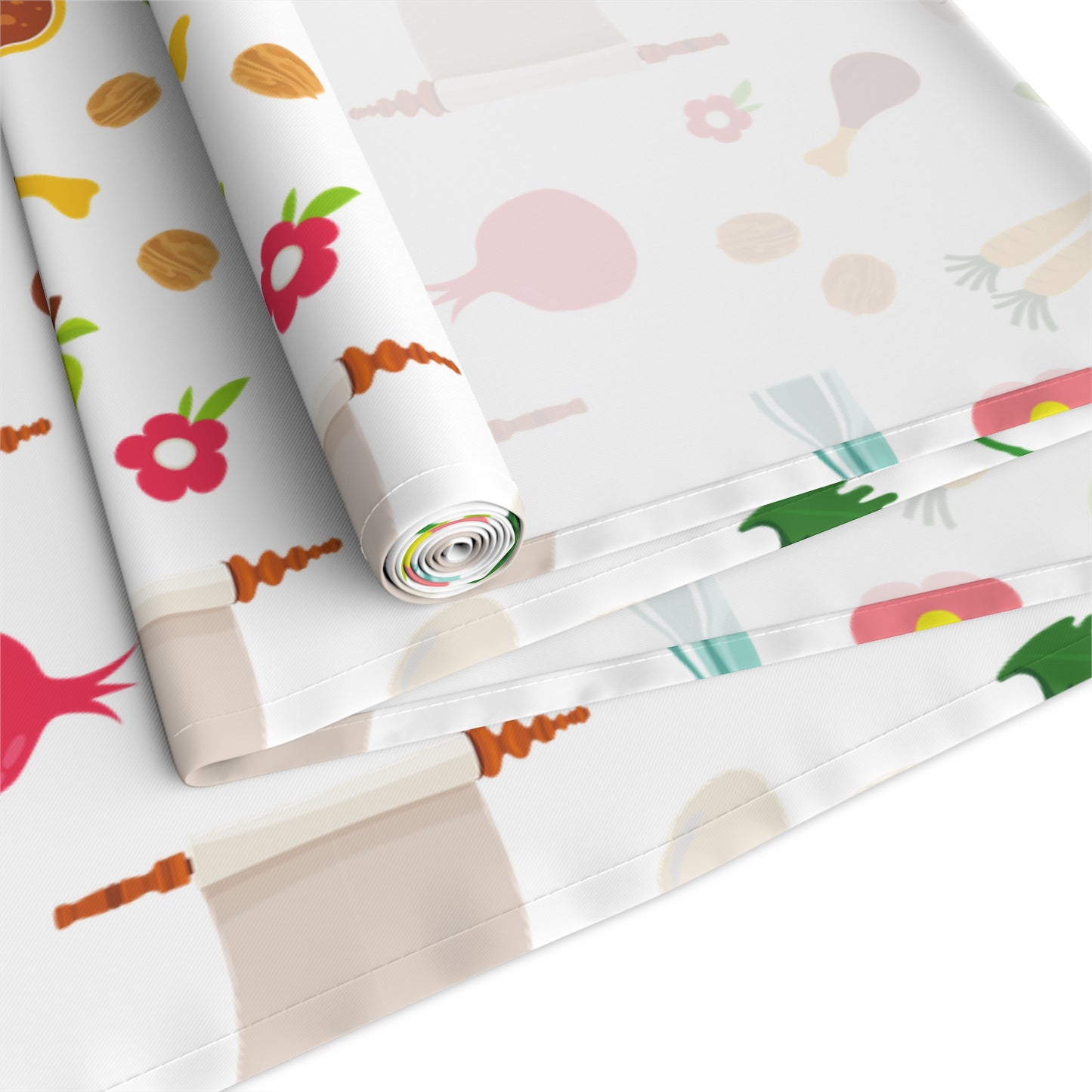 Happy Passover | Israel Israeli Judaism Judaica Jewish Holiday Themed | Table Runner | by Far Out Prints & Co.