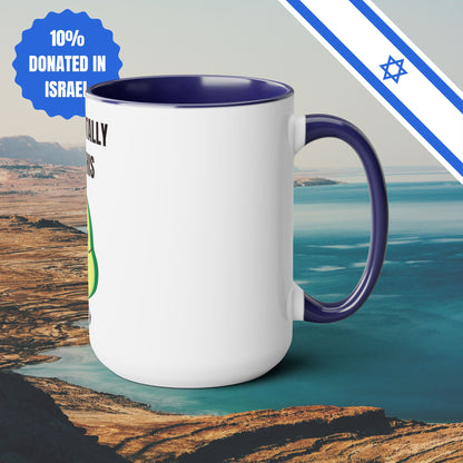 You've Totally Guac This | Two-Tone Coffee Mugs, 15oz | Funny Cafe Lover Fun Mug Cup Avocado Gifts Birthday | Far Out Prints & Co.