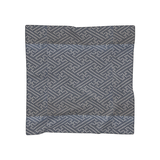 Classic White Polka Dots and Dark Blue Background | Jewish Judaism Judaica Israel Israeli Art | Poly Scarf | by Far Out Prints & Co