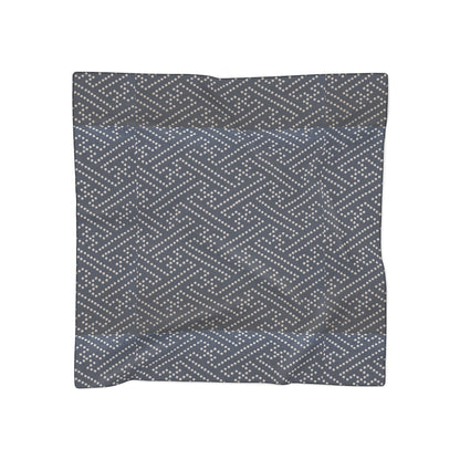 Classic White Polka Dots and Dark Blue Background | Jewish Judaism Judaica Israel Israeli Art | Poly Scarf | by Far Out Prints & Co