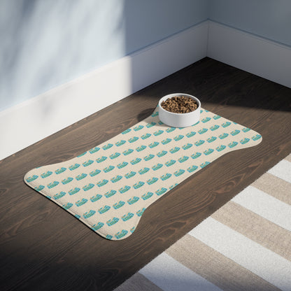 Dogs and Cats Bowls Pattern - Pet Feeding Mats - Pets Present Feeding Gift Animal Lovers Gifts Him Her Dog Cat Presents Animals
