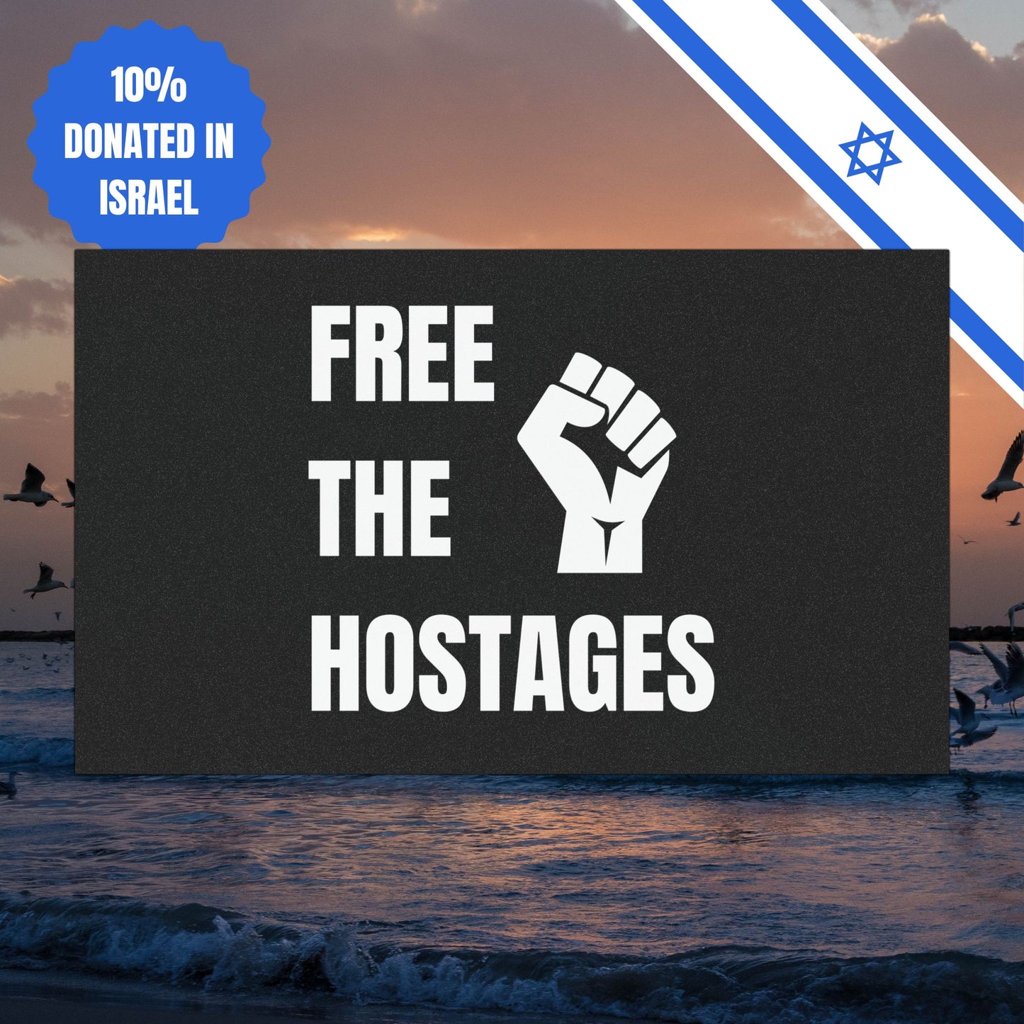 Free The Hostages Magnets Bring Them Home Now