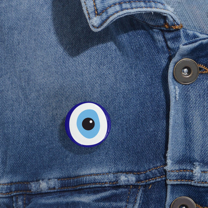 Ayin Hara Against Evil Eye Protection Pin Button Jewish Pins Judaica Judaism Art Bag Accessories Stand With Israel