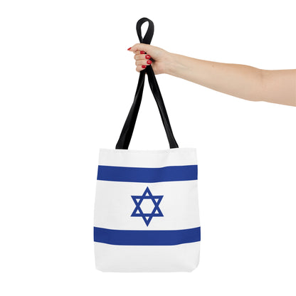 Israel Flag Tote Bag (AOP) by Far Out Prints & Co.