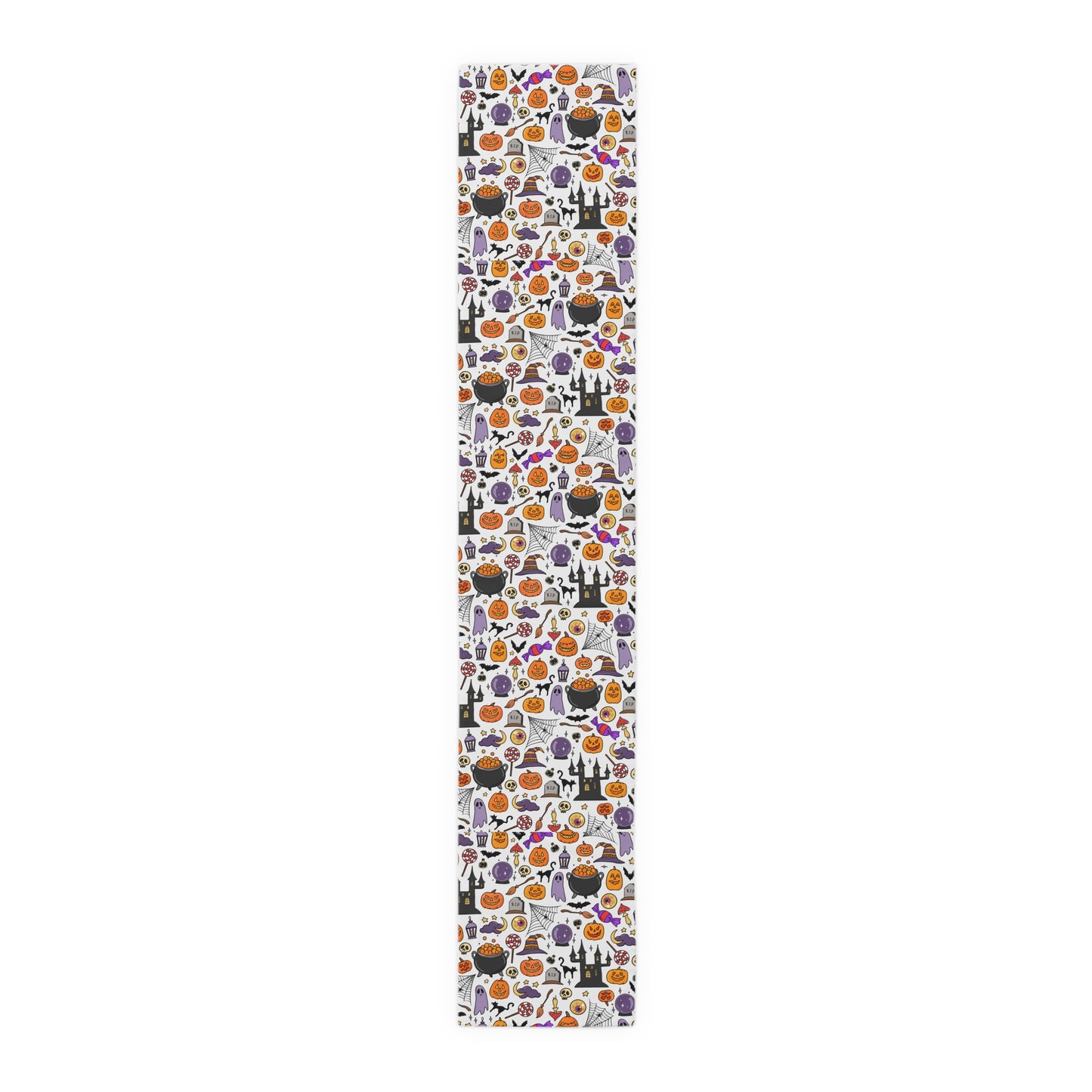 Halloween Decorations | Festive Holiday Themed Kitchen Dining Table Decor | Table Runner | Far Out Prints Co.