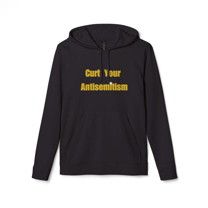 Curb Your Antisemitism Hoodie Personalised Customised Israeli Unisex Fleece Hoodie Jewish Hoodie Gift Judaism Hoodie Present Stand With Us