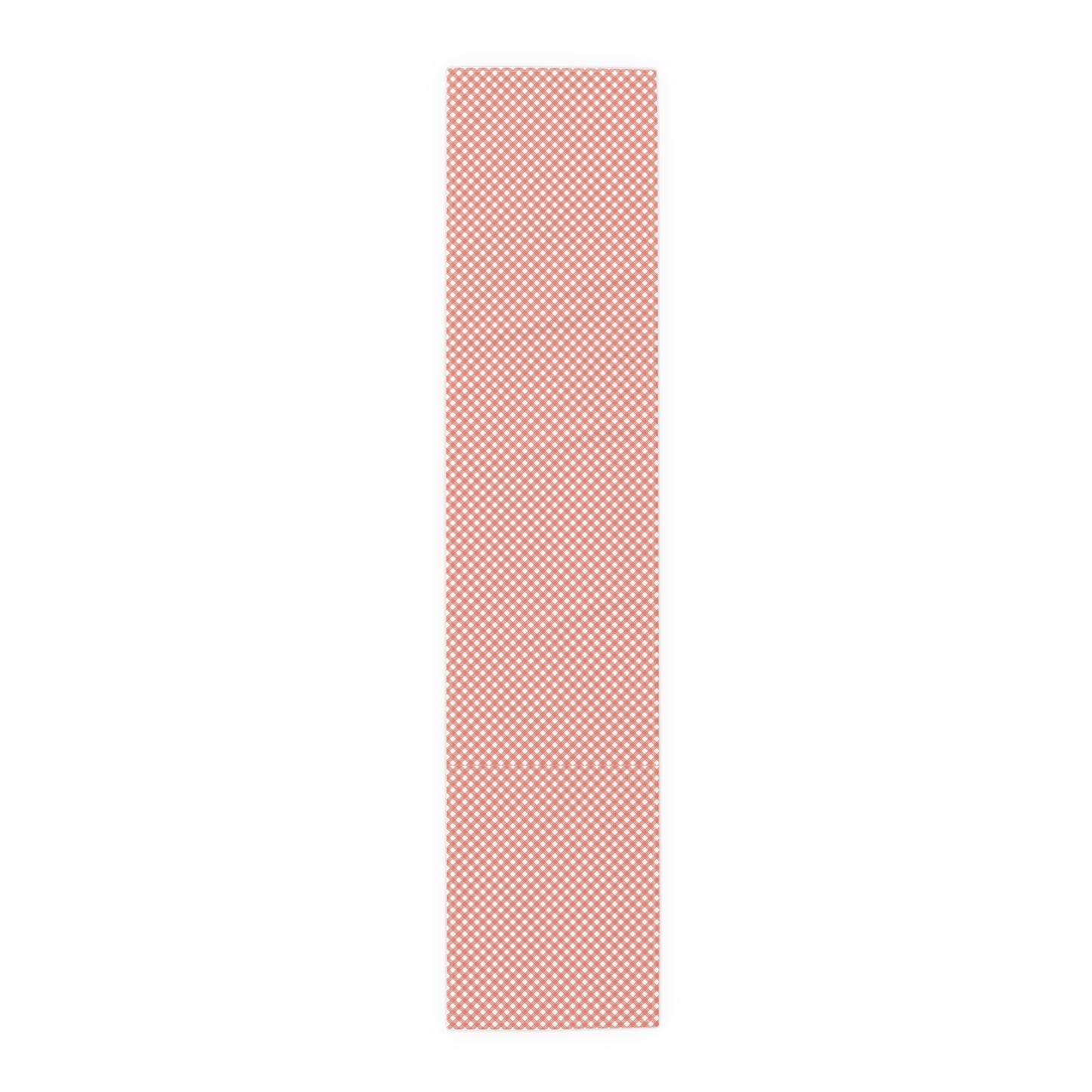 Gingham Checkered Classic Restaurant Style | Premium Table Runner | by Far Out Prints & Co.