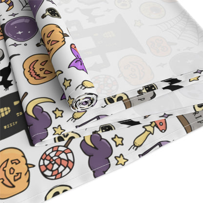 Halloween Decorations | Festive Holiday Themed Kitchen Dining Table Decor | Table Runner | Far Out Prints Co.