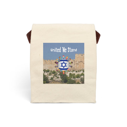 Purim Sameah Celebration - United We Stand - Mishloah Manot Lunch Bag, Unique Support Israel Gift for Purim