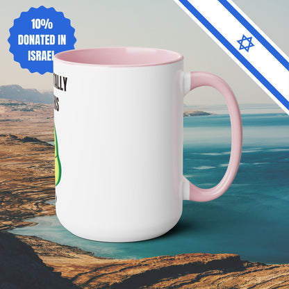 You've Totally Guac This | Two-Tone Coffee Mugs, 15oz | Funny Cafe Lover Fun Mug Cup Avocado Gifts Birthday | Far Out Prints & Co.