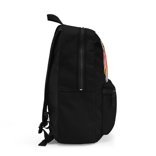Watercolor Colorful Lion Backpack by Far Out Prints & Co.