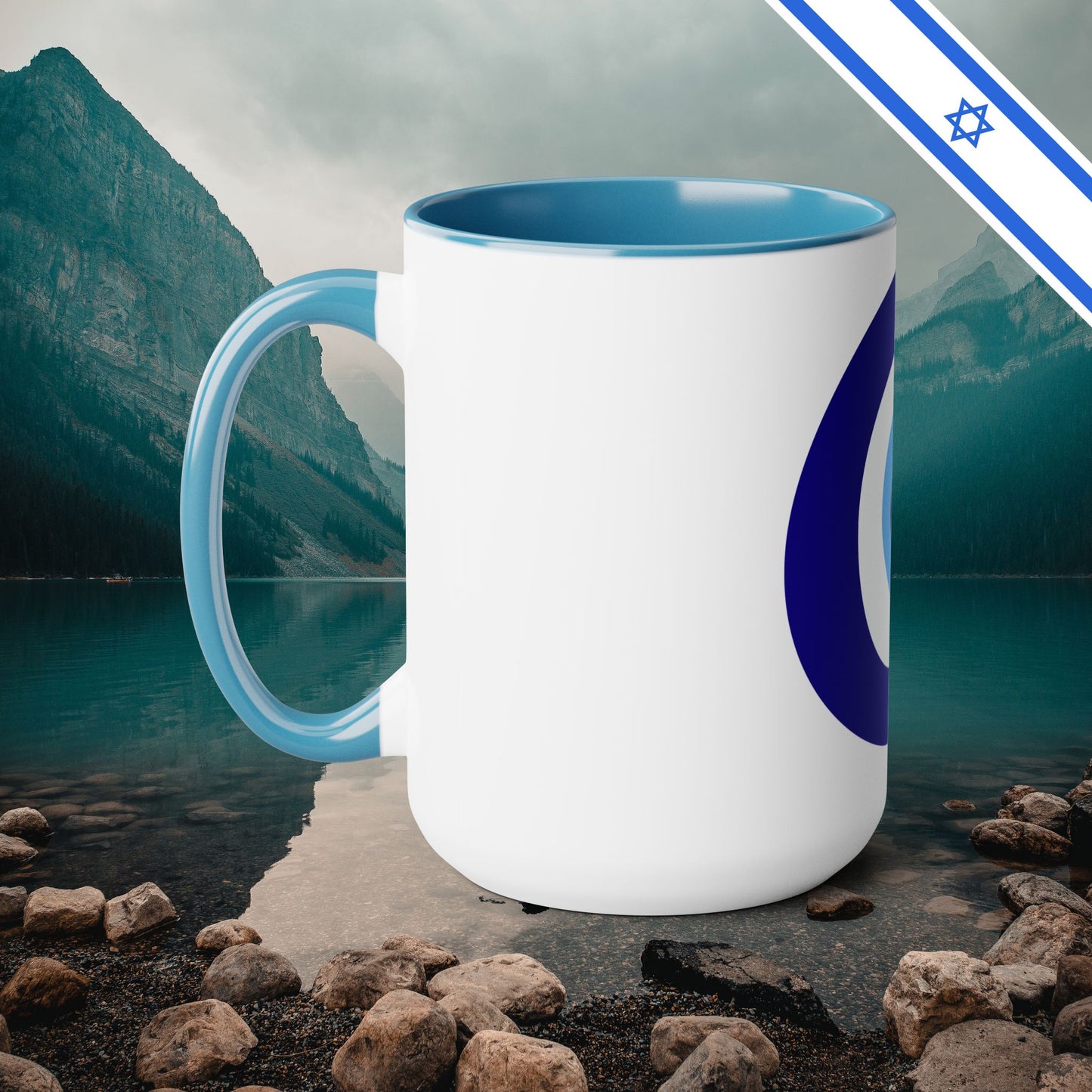Evil Eye Two-Tone Coffee Mug