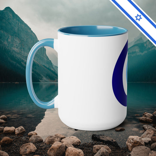 Evil Eye Two-Tone Coffee Mug