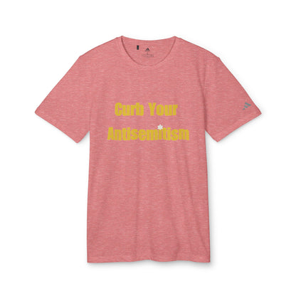 Curb Your Antisemitism Stand Against Hate Israel Shirt Tee Gift Present Jewish T Shirt Customized Unisex Sport T-Shirt Personalized Him Her