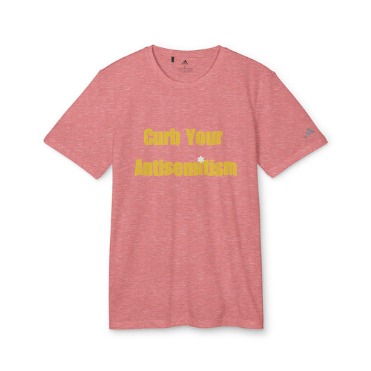 Curb Your Antisemitism Stand Against Hate Israel Shirt Tee Gift Present Jewish T Shirt Customized Unisex Sport T-Shirt Personalized Him Her