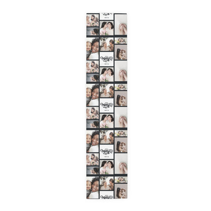 Custom Photo Collage Table Runner