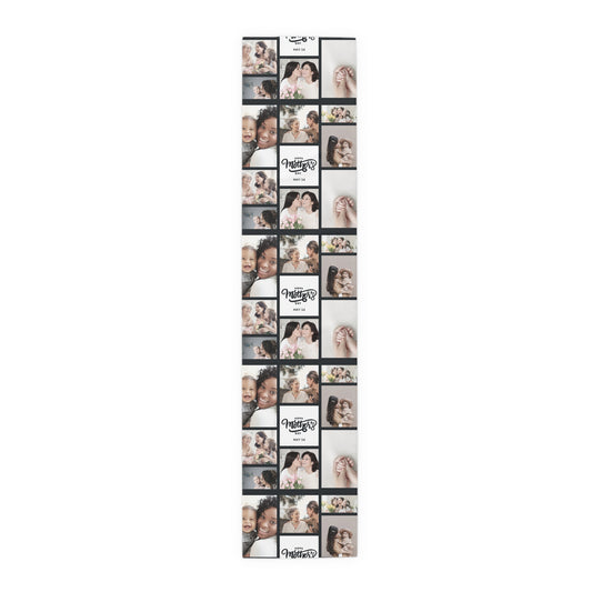 Custom Photo Collage Table Runner