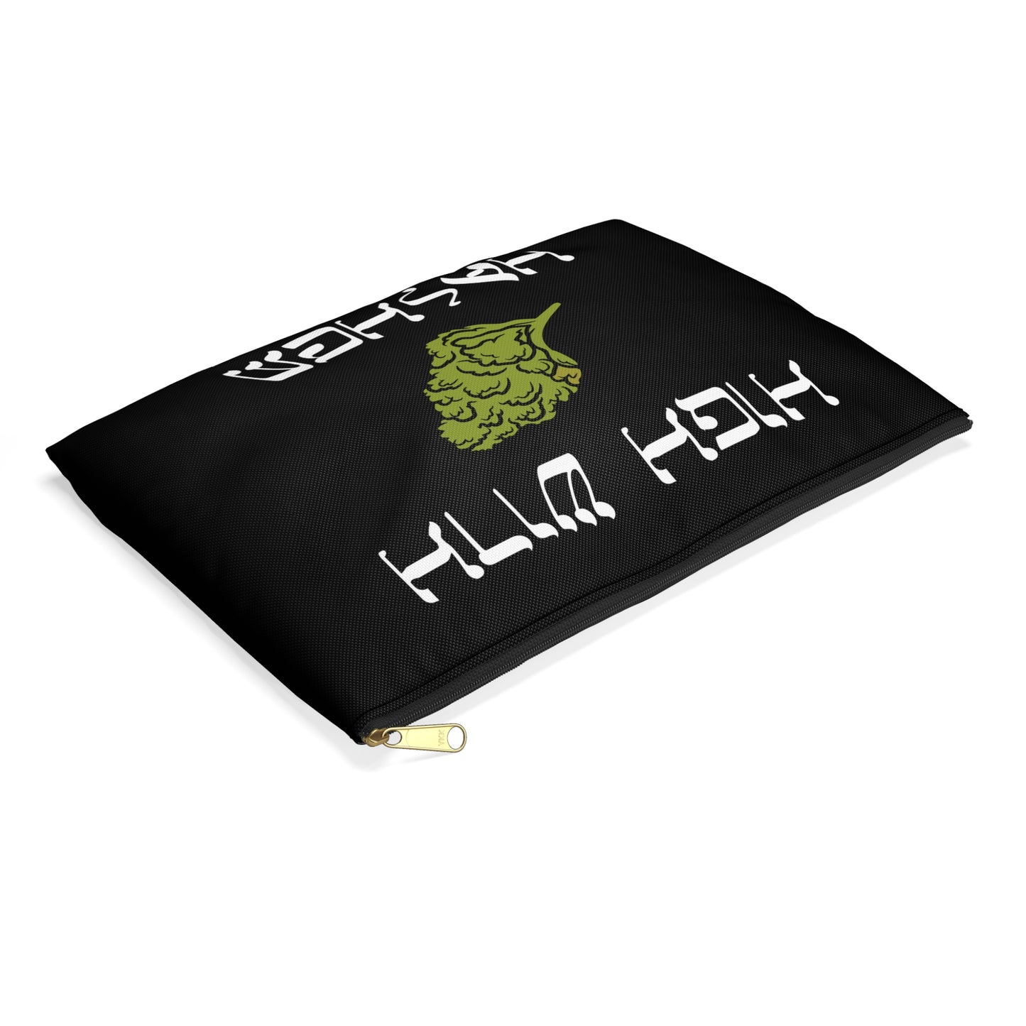 High with Hashem - Accessory Pouch - Stoner Cannabis Weed Jewish Israeli Israel - by Far Out Prints & Co.