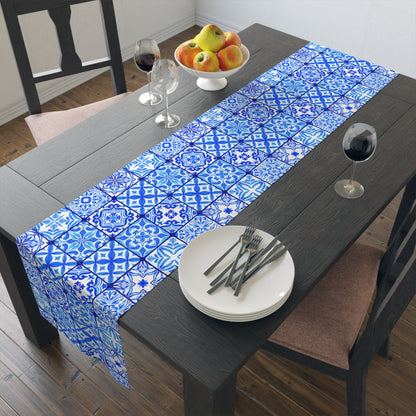 Moroccan Design Pattern 2 | Jewish Holiday Themed | Table Runner | by Far Out Prints & Co.