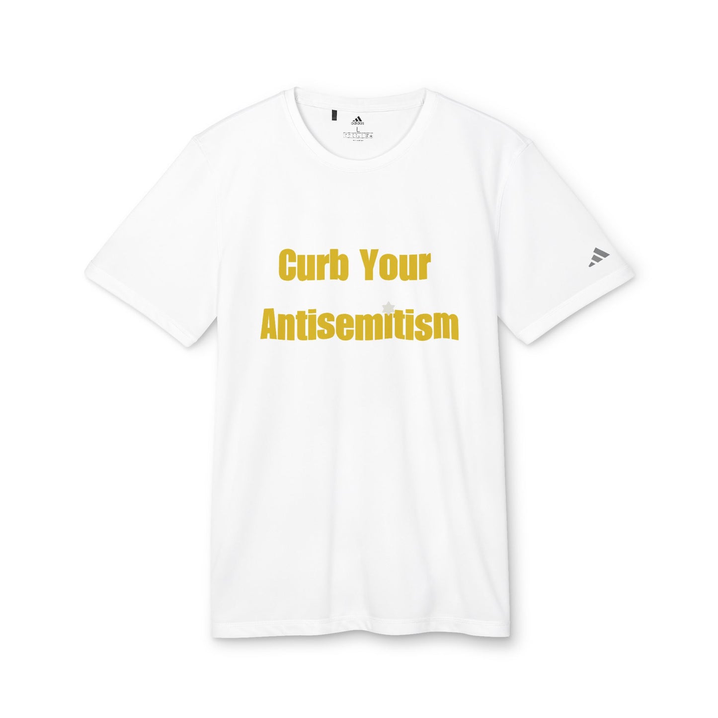 Curb Your Antisemitism Stand Against Hate Israel Shirt Tee Gift Present Jewish T Shirt Customized Unisex Sport T-Shirt Personalized Him Her
