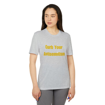 Curb Your Antisemitism Stand Against Hate Israel Shirt Tee Gift Present Jewish T Shirt Customized Unisex Sport T-Shirt Personalized Him Her