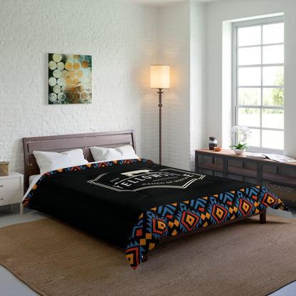 Yellowstone Ranch of Montana Darko Comforter by Far Out Prints & Co.