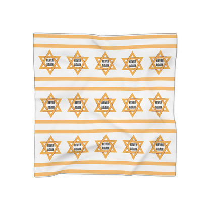 Never Again Scarf Jewish Judaism Judaica Israel Israeli Art | by Far Out Prints & Co