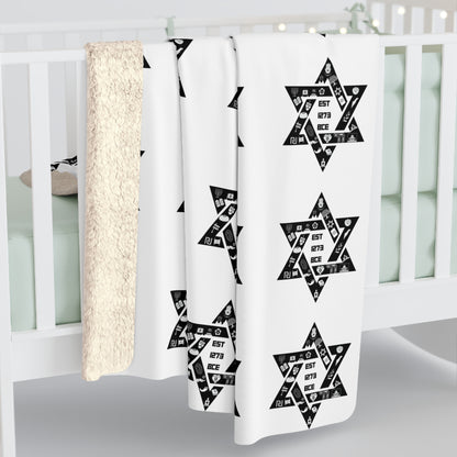 Israel Est 1273 BCE - Sherpa Fleece Blanket - Israeli Jewish Judaism Judaica Zionist Zion Zionism Jew Stand With Us