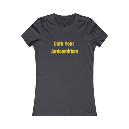 Curb Your Antisemitism Women's Tee