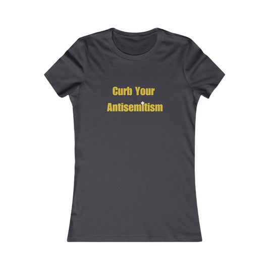 Curb Your Antisemitism Women's Tee