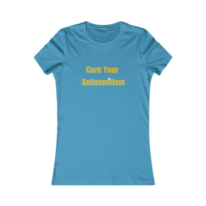 Curb Your Antisemitism Women's Tee