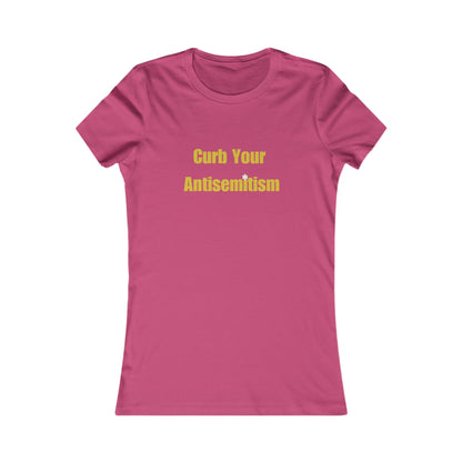 Curb Your Antisemitism Women's Tee