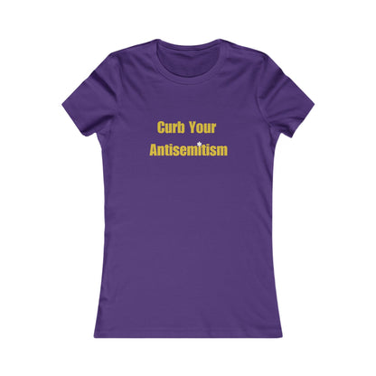 Curb Your Antisemitism Women's Tee
