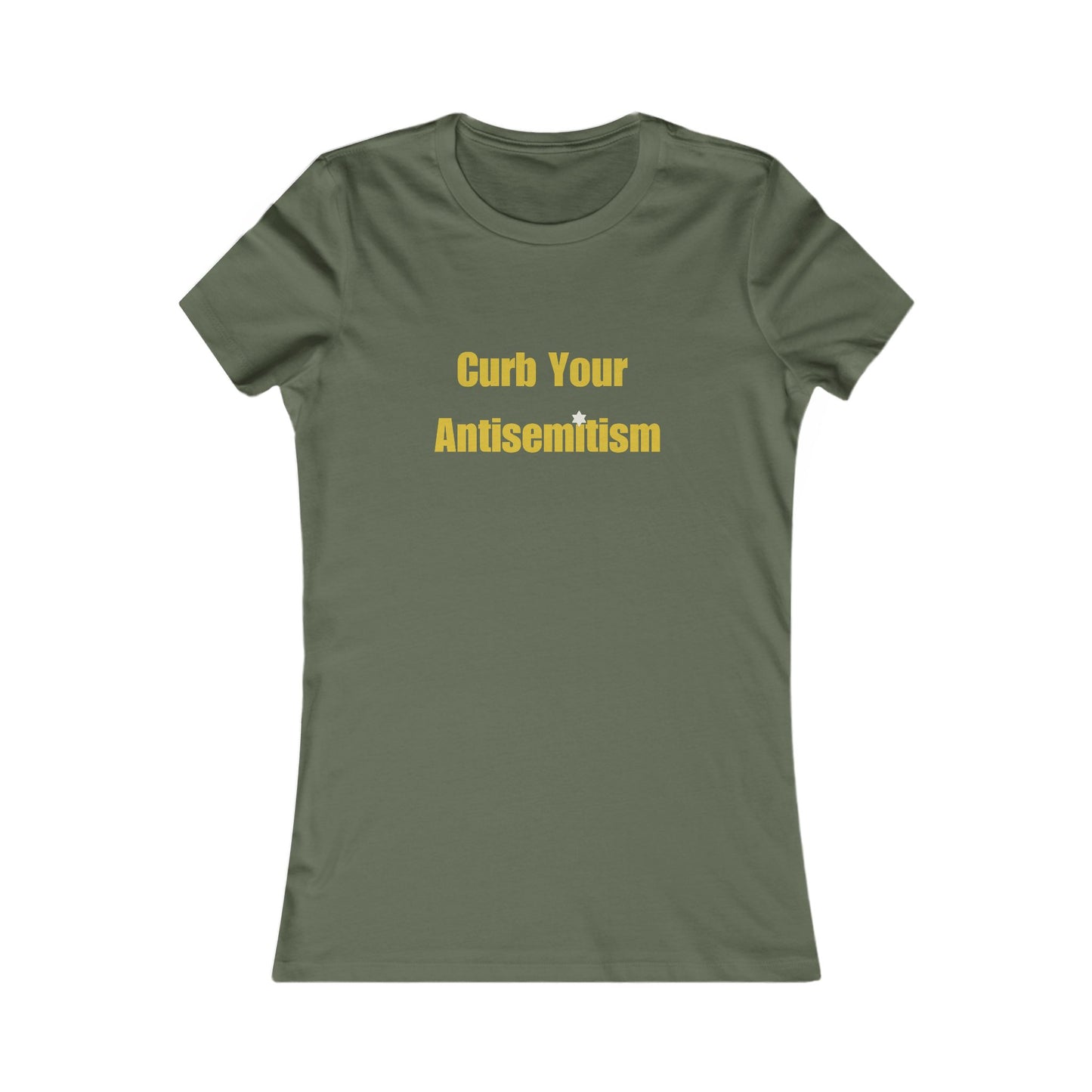 Curb Your Antisemitism Women's Tee