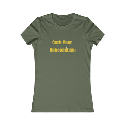 Curb Your Antisemitism Women's Tee