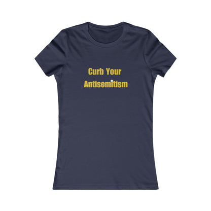 Curb Your Antisemitism Women's Tee