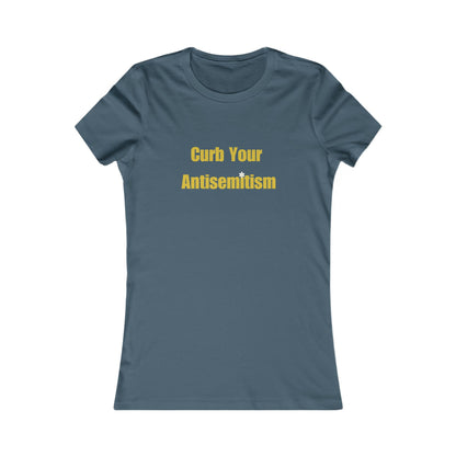 Curb Your Antisemitism Women's Tee