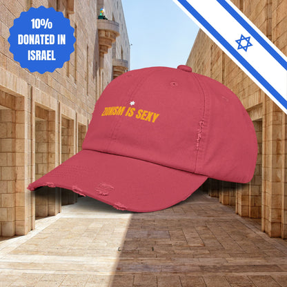 Zionism is Sexy Hat Distressed Cap Stand With Us United Zionism Zionist Judaism Gift Jewish Israel Present Israeli Uniform for Him Her Hat