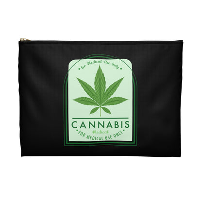 Medical Medicinal Use Only Stash Bag - Accessory Pouch Black - Stoner Cannabis Weed Jewish Israeli Israel