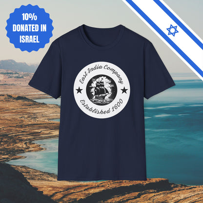 East India Company Established 1600 - Cotton Tee - Tshirts Clothing Old School Style Vintage Gift Present History - by Far Out Prints & Co.