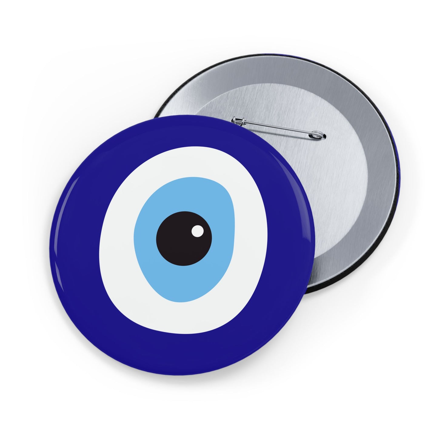 Ayin Hara Against Evil Eye Protection Pin Button Jewish Pins Judaica Judaism Art Bag Accessories Stand With Israel