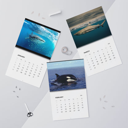 2024 Dive Style Calendar - Artistic Scuba Diving Themed Wall Calendar, Perfect for Diving Enthusiasts and Ocean Lovers