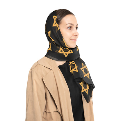 Star of David Poly Scarf Scarves Israel Israeli Jewish Judaism Zionist Zionism Gifts for Her Him